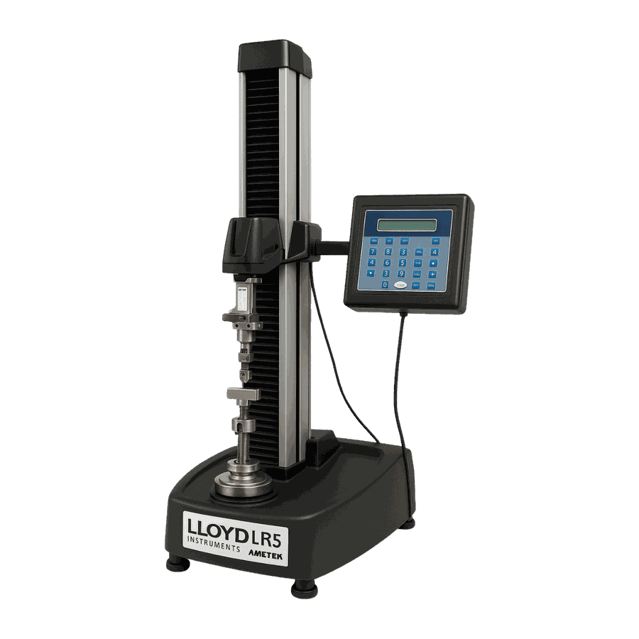 Máquina universal de ensayos para el punto final de degradación por elongación